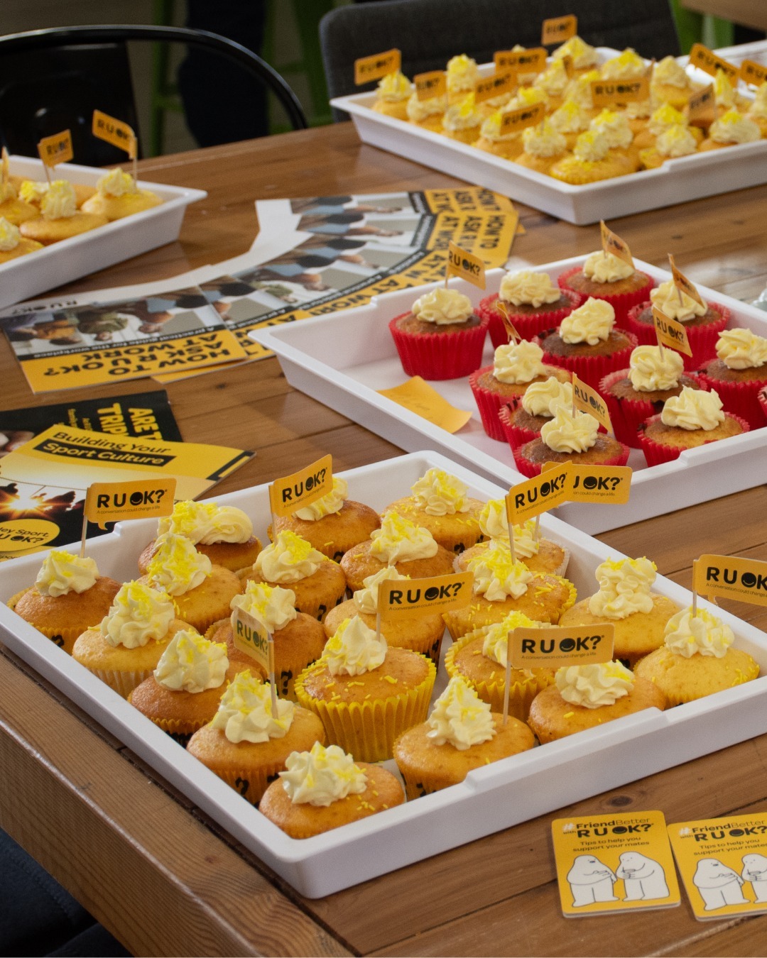 BTAC RUOK 2025 cupcakes