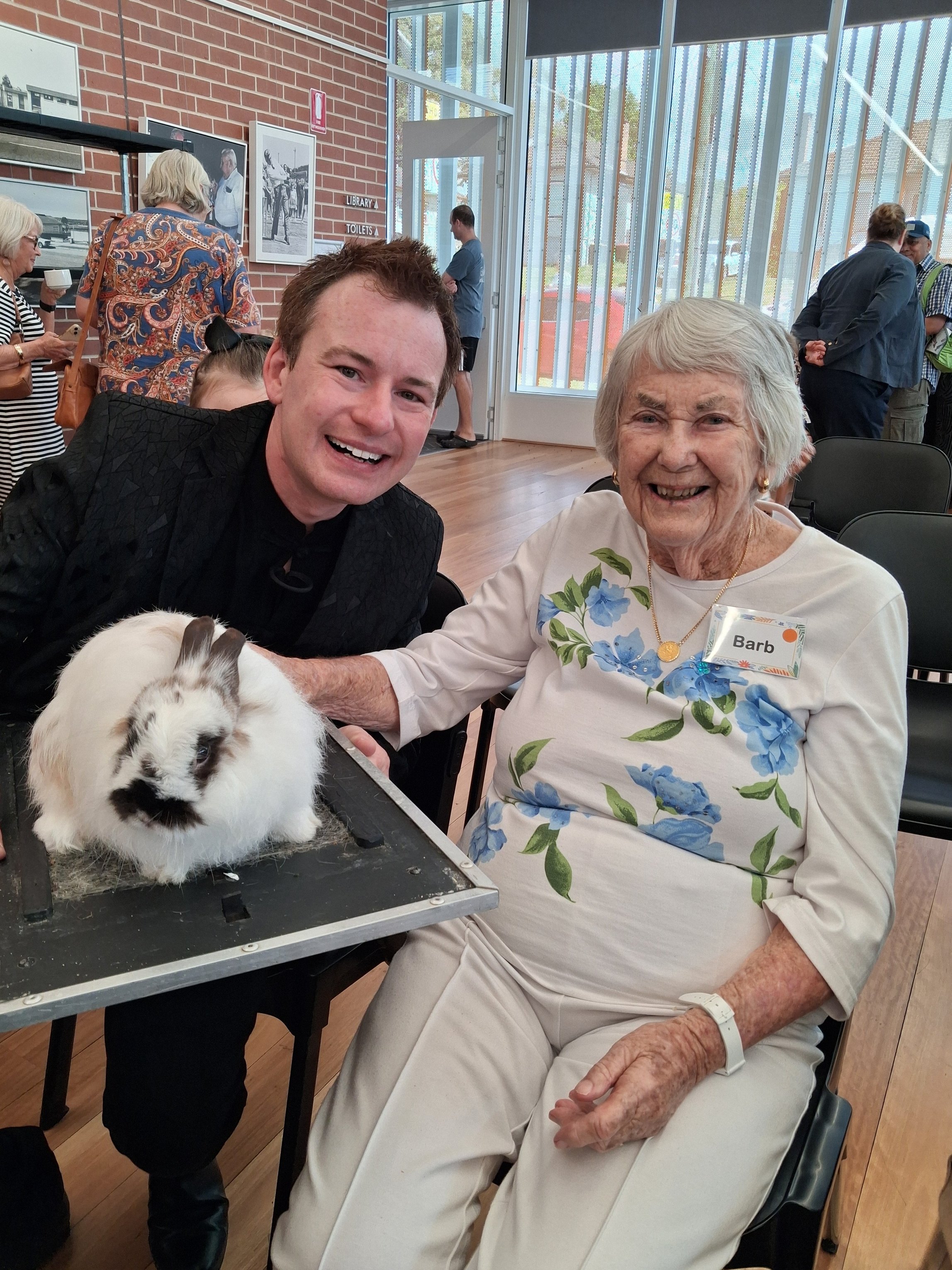 Grandparents Day 2025 - JD rabbit and Barb